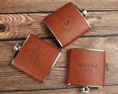 leather hipflask - Boston Creative Company