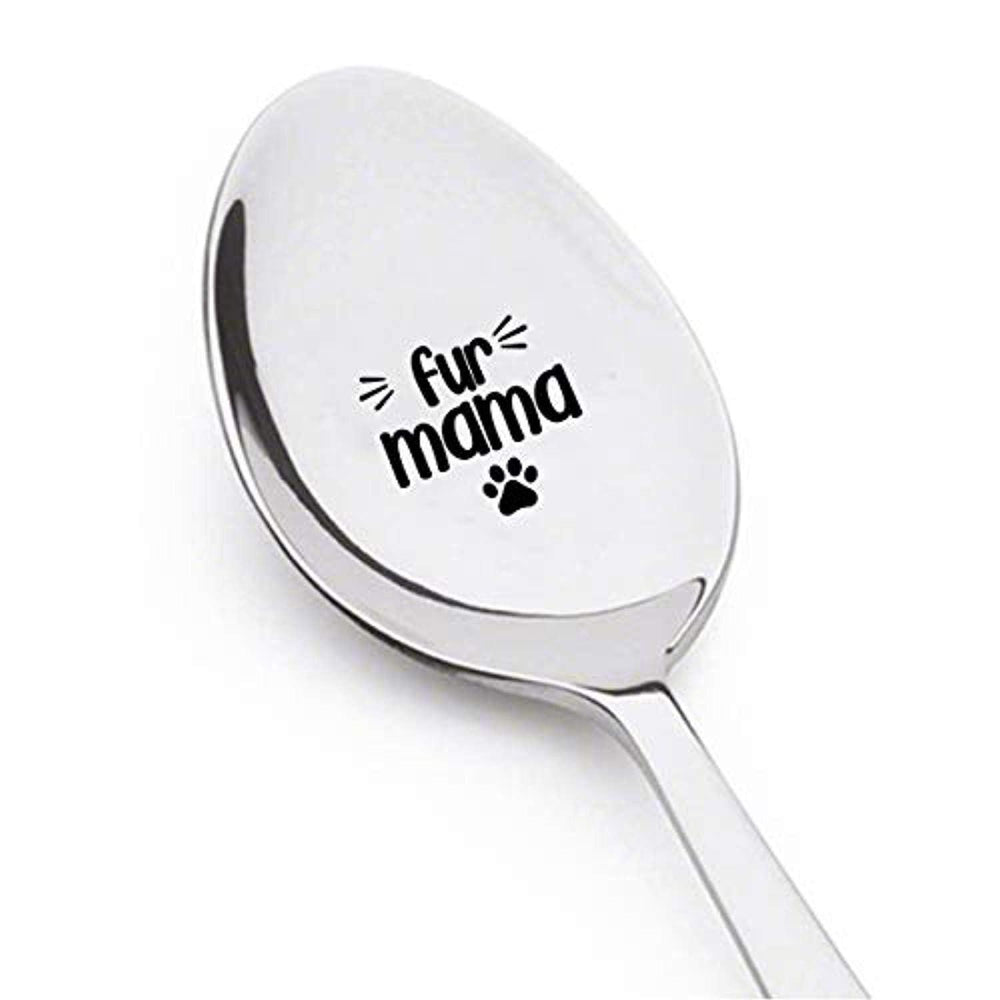Pet Lover Gifts - Cat Spoon - Funny Pet Gifts - Fur mama - Mother’s Day Gifts - Dog Mum Gifts - Dog Lover Gifts - Cat Lover Gifts - New Gifts Fur Mom - BOSTON CREATIVE COMPANY