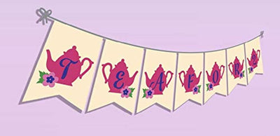 Ideas from Boston-Tea party Banner decoration, Tea for 2 banner, Tea party supplies, Engagement Decor Bridal Shower, High Tea Party Banner, couple banner decoration, Bachelorette Party Decoration, Tea Party Decorations ,Tea Time Banner - BOSTON CREATIVE COMPANY