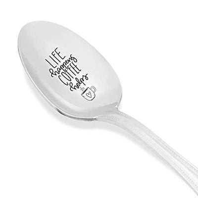 Inspirational Engraved Spoon Gift For Coffee Lover, Men, Women - BOSTON CREATIVE COMPANY