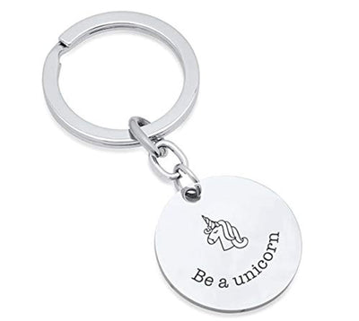 Unicorn Gifts for Teen Girls- Always be a Unicorn Engraved Keychain Gift Ideas For Christmas/ Birthday - BOSTON CREATIVE COMPANY