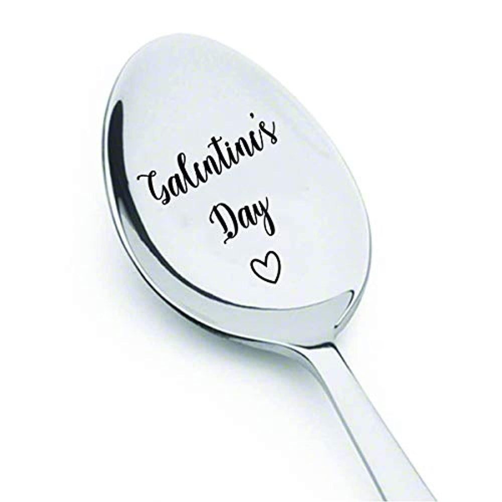 Galentine's Day - Girl Power Engraved Spoon - Gifts for women - Self Care Valentine's Day - Gift for Her - Parks and Rec Valentine for Friend - Treat Yo Self - gifts for mom - BOSTON CREATIVE COMPANY