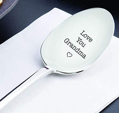 Love You Grandma Tea Coffee Table Dessert Spoon-Unique Going Away Gift from Grandchildren - BOSTON CREATIVE COMPANY