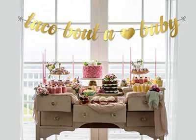 Taco Bout A Baby Decorations - Taco Bout Banner Sign Garland For Mexican Fiesta Theme Baby Shower Decoration Supplies Boy Or Girl-First Birthday Gender Reveal Pregnancy Announcement Party Supplies - BOSTON CREATIVE COMPANY