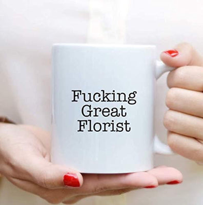 Engraved Best Gift for Florist, Funny Proposals Coffee Mugs for Birthday Party - BOSTON CREATIVE COMPANY