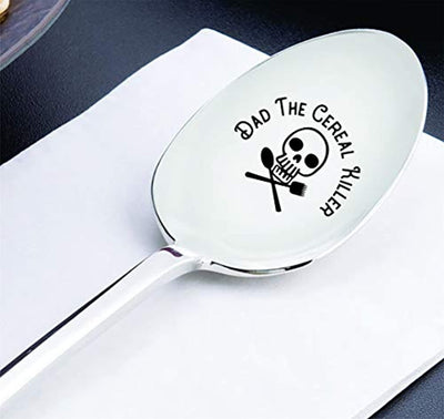 Funny Dad Engraved Spoon Gift From Daughter Son - BOSTON CREATIVE COMPANY