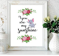 You are My Sunshine Wall Art Gift For Wife - BOSTON CREATIVE COMPANY