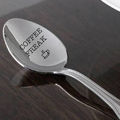 Funny Engraved Spoon For Coffee Lovers - BOSTON CREATIVE COMPANY