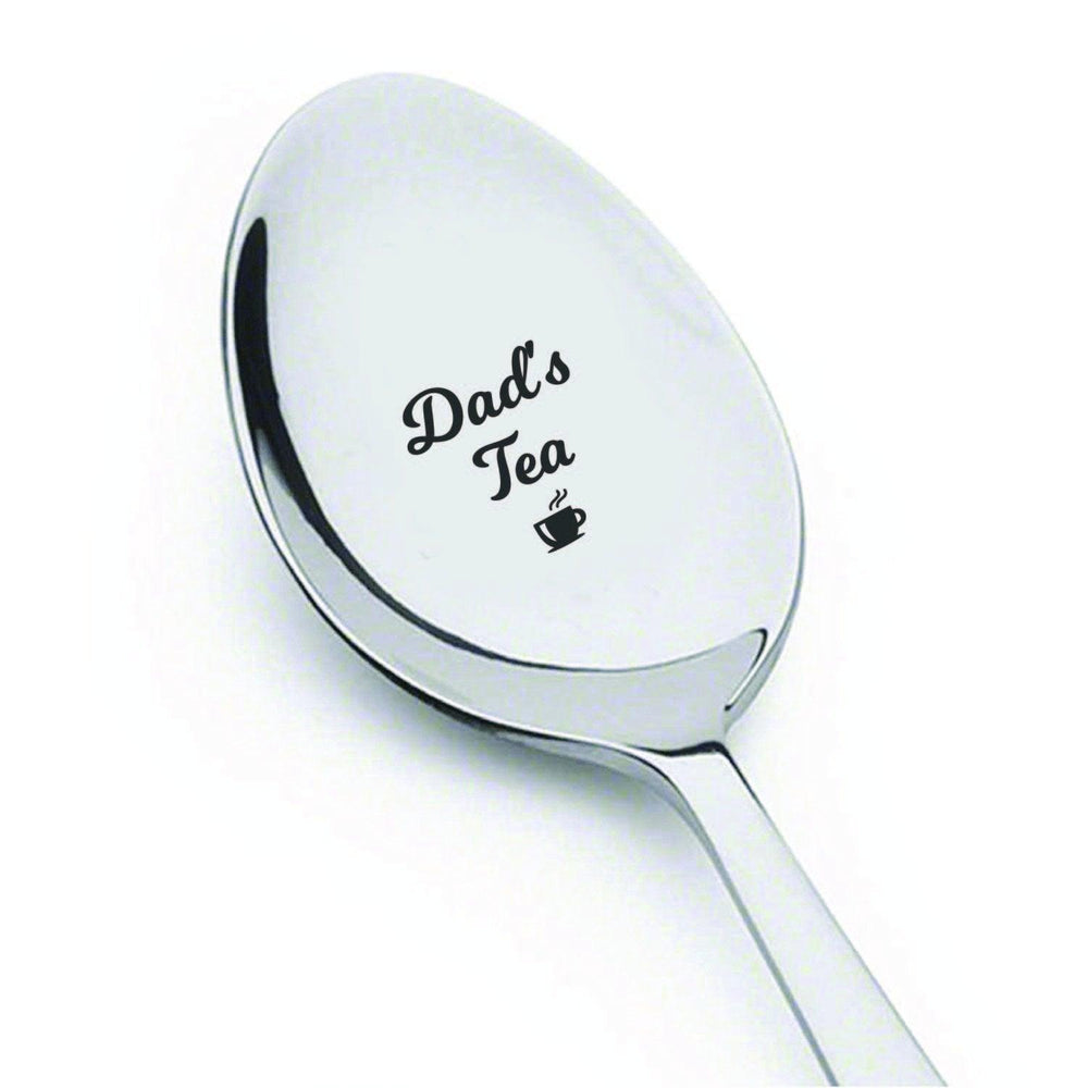 Fathers day gifts - Dads tea spoon - Daddy gifts - Grandpa gifts - Engraved spoon - Gifts for men - Dads birthday - Anniversary gifts - Daddy gifts from daughter - 7 Inches - BOSTON CREATIVE COMPANY