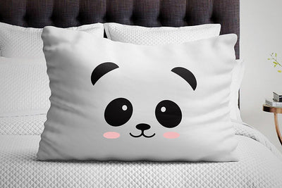 Signatives Baby shower gifts - Kid pillowcase - Panda pillowcase - Bedroom decor - Baby pillow cover - BOSTON CREATIVE COMPANY