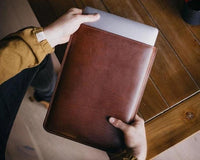 leather laptop case - Boston Creative Company