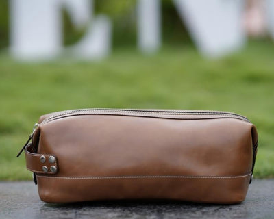 Leather Dopp Kit - Toiletry kit - Boston Creative Company