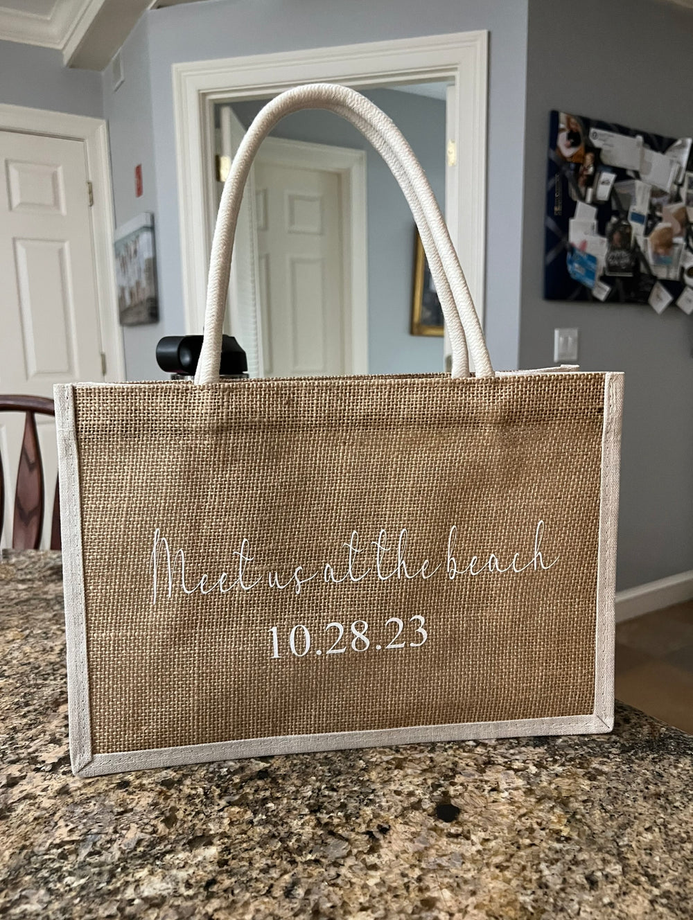 200 Custom Burlap Bag for Mary