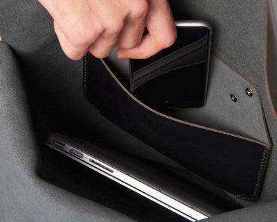 Leather Rolltop Backpack - Boston Creative Company