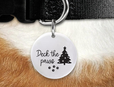 Christmas Dog Collar Gifts | Personalized With Dog Quotes Pet Tags for Collar - BOSTON CREATIVE COMPANY