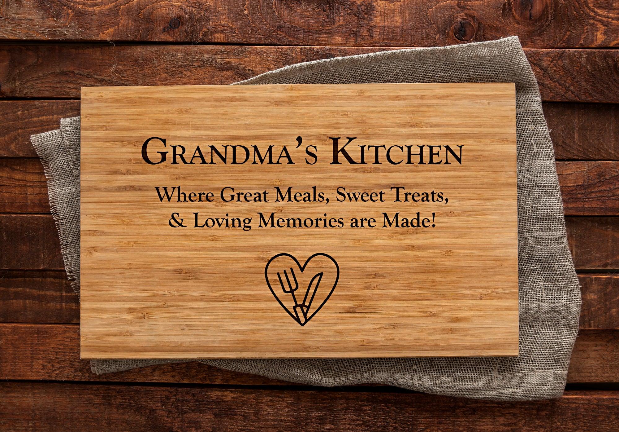 Mothers Day Cutting Board, Grandmother Gift, Grandma Gift, Mothers