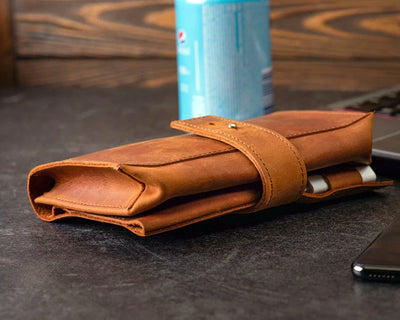 Leather Cable Organizer - Boston Creative Company