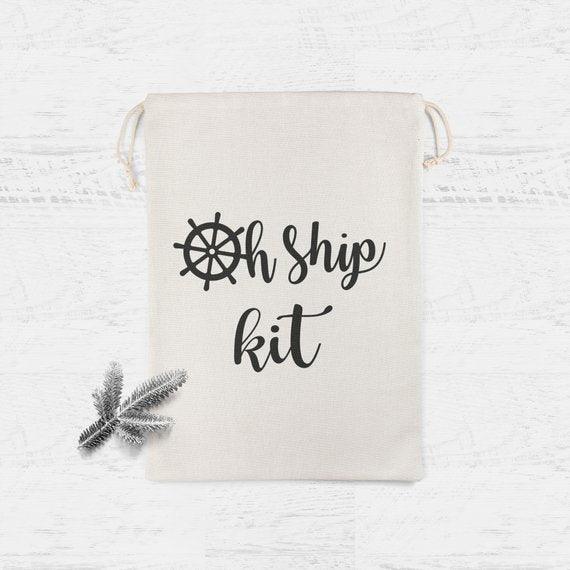 Set of 100 Bags Custom Oh Ship Kit bags Hangover kit bags - BOSTON CREATIVE COMPANY