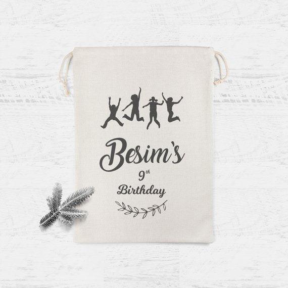 Kids Birthday Party favor Bag Slumber party favors - BOSTON CREATIVE COMPANY