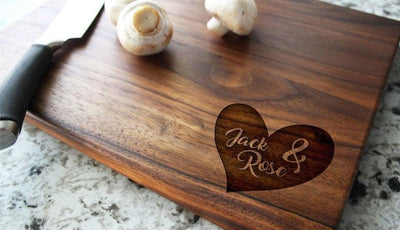 cutting board engagement gift