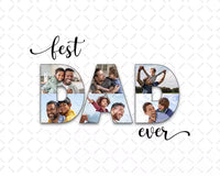 Customized Photo Collage Gifts for Dad | Fathers Day Gift from Son/Daughter