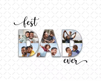 Customized Photo Collage Gifts for Dad | Fathers Day Gift from Son/Daughter