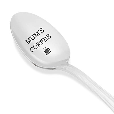 Mom's Coffee Engraved Spoon Gift - BOSTON CREATIVE COMPANY