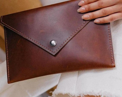 Leather Clutch Purse - Boston Creative Company