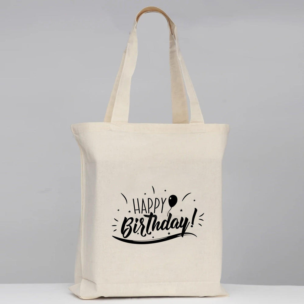 Happy Birthday Tote Shopping Bags - Qty - 1500 - High Quality Canvas - BOSTON CREATIVE COMPANY