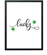 Lucky Living Room Wall Art - BOSTON CREATIVE COMPANY