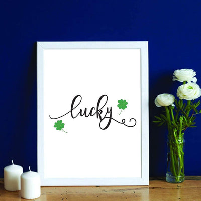 Lucky Living Room Wall Art - BOSTON CREATIVE COMPANY