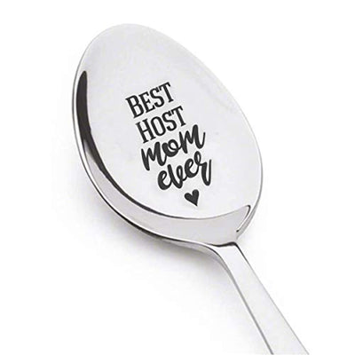 Best Host Mom Ever Spoon Christmas Grammy Gifts Best Mom Gifts - BOSTON CREATIVE COMPANY