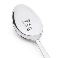 Today Is A Gift Spoon Unique Token of Love on Birthday Anniversary Gift for Him Her - BOSTON CREATIVE COMPANY