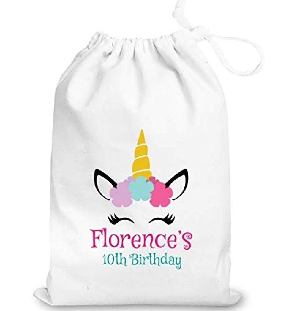 Custom Unicorn Favor Bags For Kids Birthday Party - BOSTON CREATIVE COMPANY