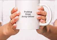 Funny Coffee Mugs For Army Officer - FUCKING GREAT ARMY OFFICER - BOSTON CREATIVE COMPANY