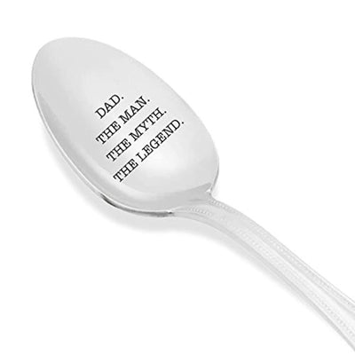 Dad Gift- Engraved Spoon Gift For Coffee Lover On Father's Day, Birthday - BOSTON CREATIVE COMPANY