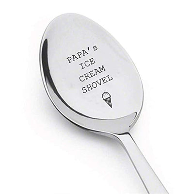 Father's day gift | Papa's ice cream Shovel | Gift for dad | Gift for Ice Cream Lover#SP_055 - BOSTON CREATIVE COMPANY