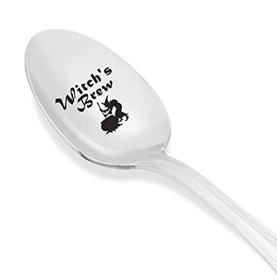 Halloween Spoon - Stamped Spoon - Engraved Gift - Gift for Halloween Party - Funny Gift - Children's Gift- Halloween Decoration (Witch's Brew) - BOSTON CREATIVE COMPANY