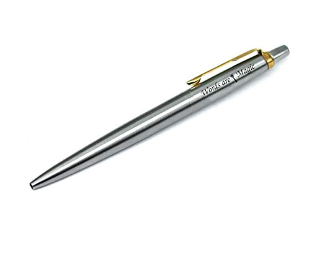Words Are Magic Engraved Pen Gift For Reader ,Writer, Author - BOSTON CREATIVE COMPANY