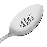 Best Host Mom Ever Spoon Mom Gifts Christmas Grammy Gifts Best Mom Gifts Birthday Gifts for Mom Anniversary Gifts For Mom Worlds Best Mom Gifts Mom Spoons From Daughter - 7Inches #SP8 - BOSTON CREATIVE COMPANY