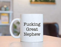 Ideas from Boston- FUCKING GREAT NEPHEW MUG, Gifts for nephew, Gift For Sister Brother, Funny proposals, mugs for family, Ceramic coffee mugs for nephew - BOSTON CREATIVE COMPANY