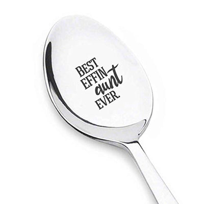 Best Auntie Ever Special Spoon Gifts for Aunt Mother's Day/Birthday Gift Ideas - BOSTON CREATIVE COMPANY