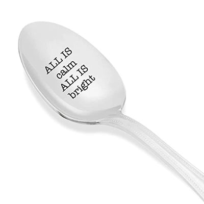 Engraved Spoon-Coffee Lover or Tea Lover-Holiday Gift Ideas-Best Selling Silverware Items Under 20 - BOSTON CREATIVE COMPANY