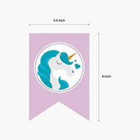 Ideas from Boston-Unicorn Birthday Banner, Unicorn Party Happy birthday Banner,Unicorn Birthday Party Supplies & Decorations, Themed Party Favors blue pink - BOSTON CREATIVE COMPANY