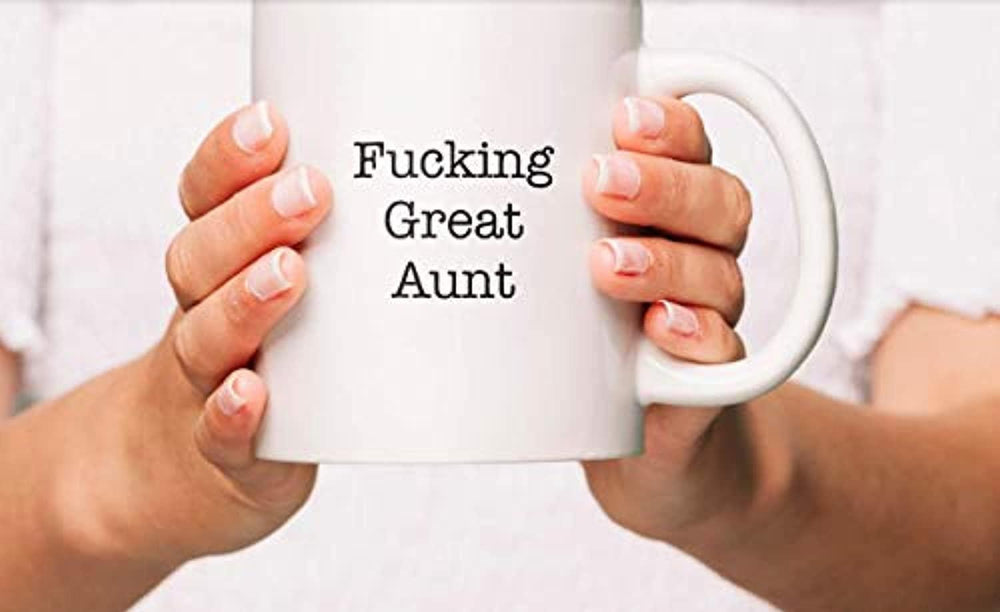 Coffee Mugs Gift For Aunt - Fucking great Aunt Mug For Birthday / Christmas - BOSTON CREATIVE COMPANY