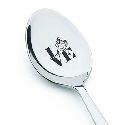 1st Year Anniversary Gifts For Her | Love Engraved Spoon Gift For Men Women - BOSTON CREATIVE COMPANY