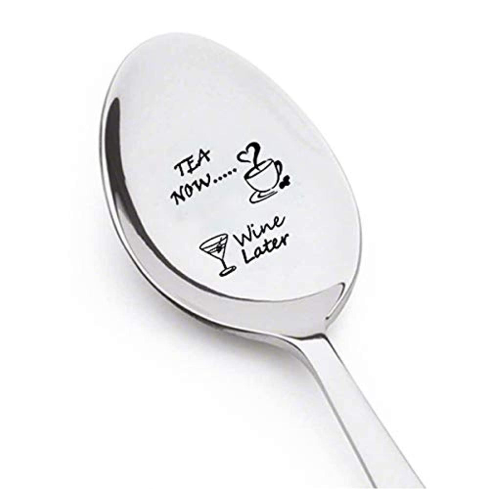 Funny Engraved Spoon Gift For Tea Lovers - BOSTON CREATIVE COMPANY