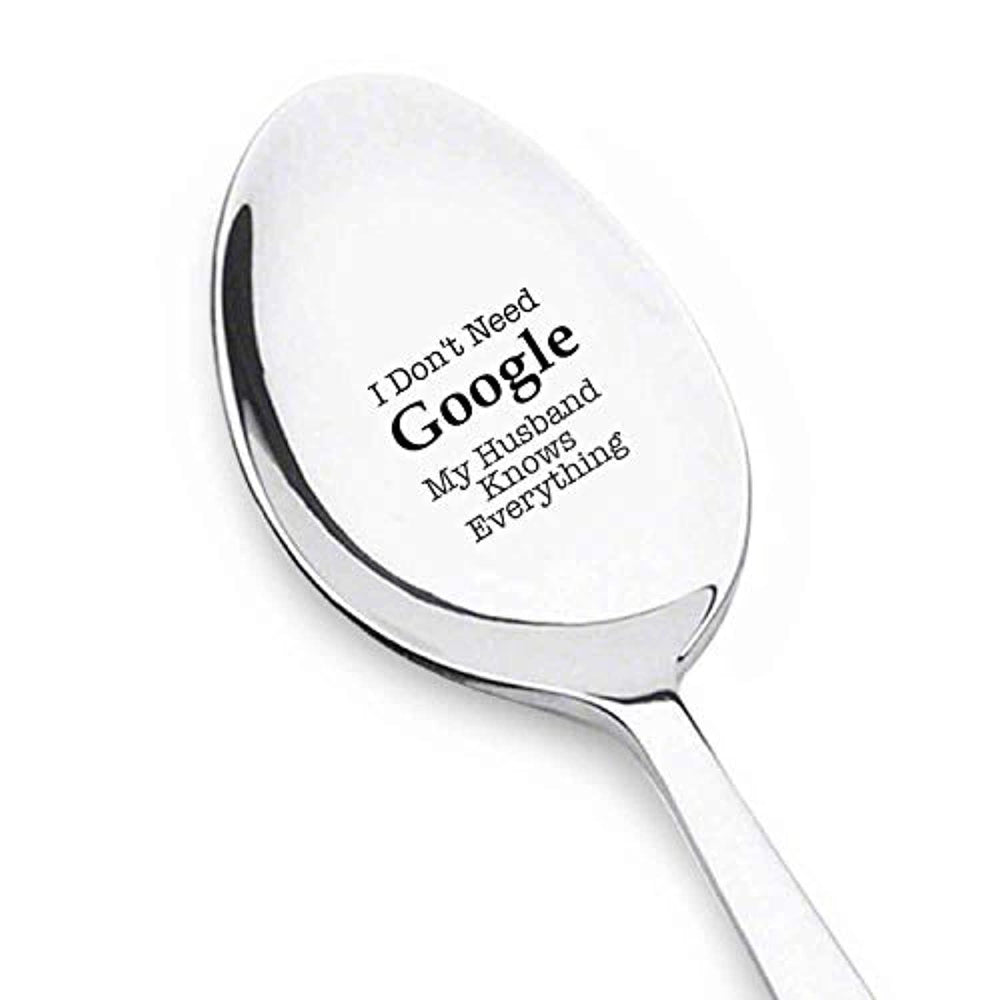 Funny Valentines Day Engraved Spoon Gift For Husband - BOSTON CREATIVE COMPANY