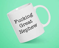 Ideas from Boston- FUCKING GREAT NEPHEW MUG, Gifts for nephew, Gift For Sister Brother, Funny proposals, mugs for family, Ceramic coffee mugs for nephew - BOSTON CREATIVE COMPANY