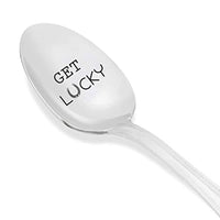 Get Lucky Engraved Spoon Gift For Best Friend - BOSTON CREATIVE COMPANY